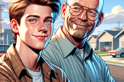 Frankie Muniz y Bryan Cranston